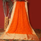 Tasneem Fabrics Women's Pure Organza Jacquard Dupatta - FBDY0002647