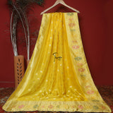 Tasneem Fabrics Women's Pure Silk Jacquard Dupatta - FBDY0002577