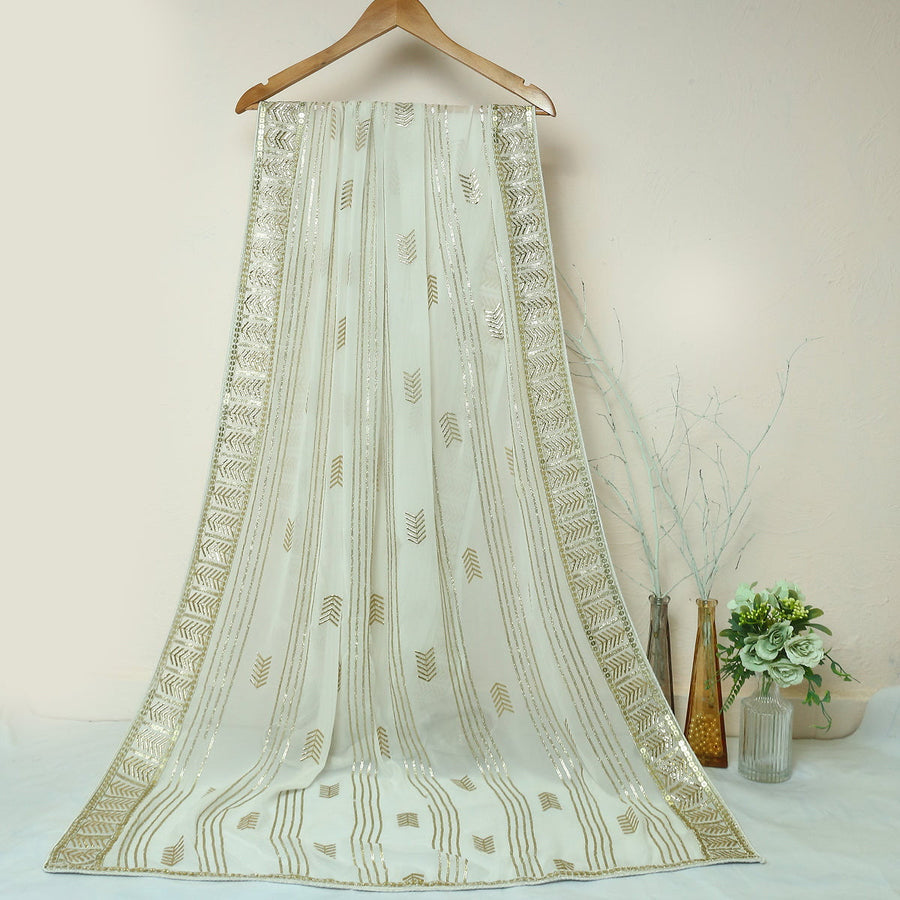 Pure Chiffon Jacquard-FBEM0000890 - Tasneem Fabrics