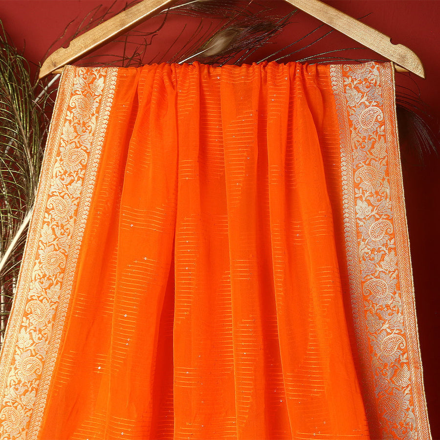Pure Organza Jacquard-FBDY0002647 - Tasneem Fabrics