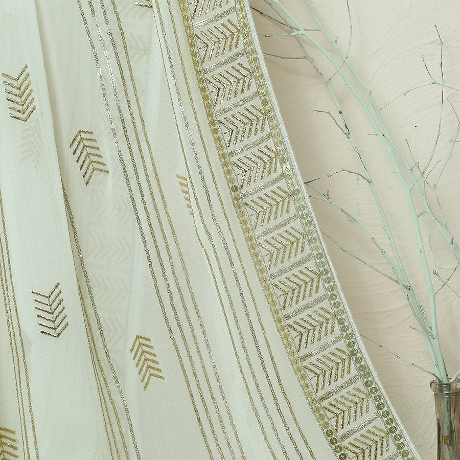 Pure Chiffon Jacquard-FBEM0000890 - Tasneem Fabrics