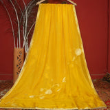 Tasneem Fabrics Women's Pure Organza Jacquard Dupatta - FBDY0002949