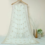 Tasneem Fabrics Women's Satin Crinkle Dupatta - FBEM0000830