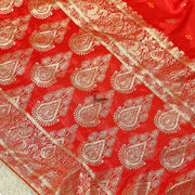 Tasneem Fabrics Women's Pure Gaji Silk Jacquard Dupatta - FBDY0002720