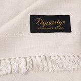 Dynasty Mens Pure Wool Super Fine Shawl Full Size - Ash Light - FaisalFabrics.pk