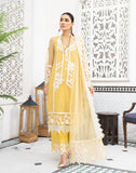 HemStitch Luxury Festive Unstitched Embroidered Net 3Pc Suit - Ayra