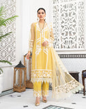 HemStitch Luxury Festive Unstitched Embroidered Net 3Pc Suit - Ayra