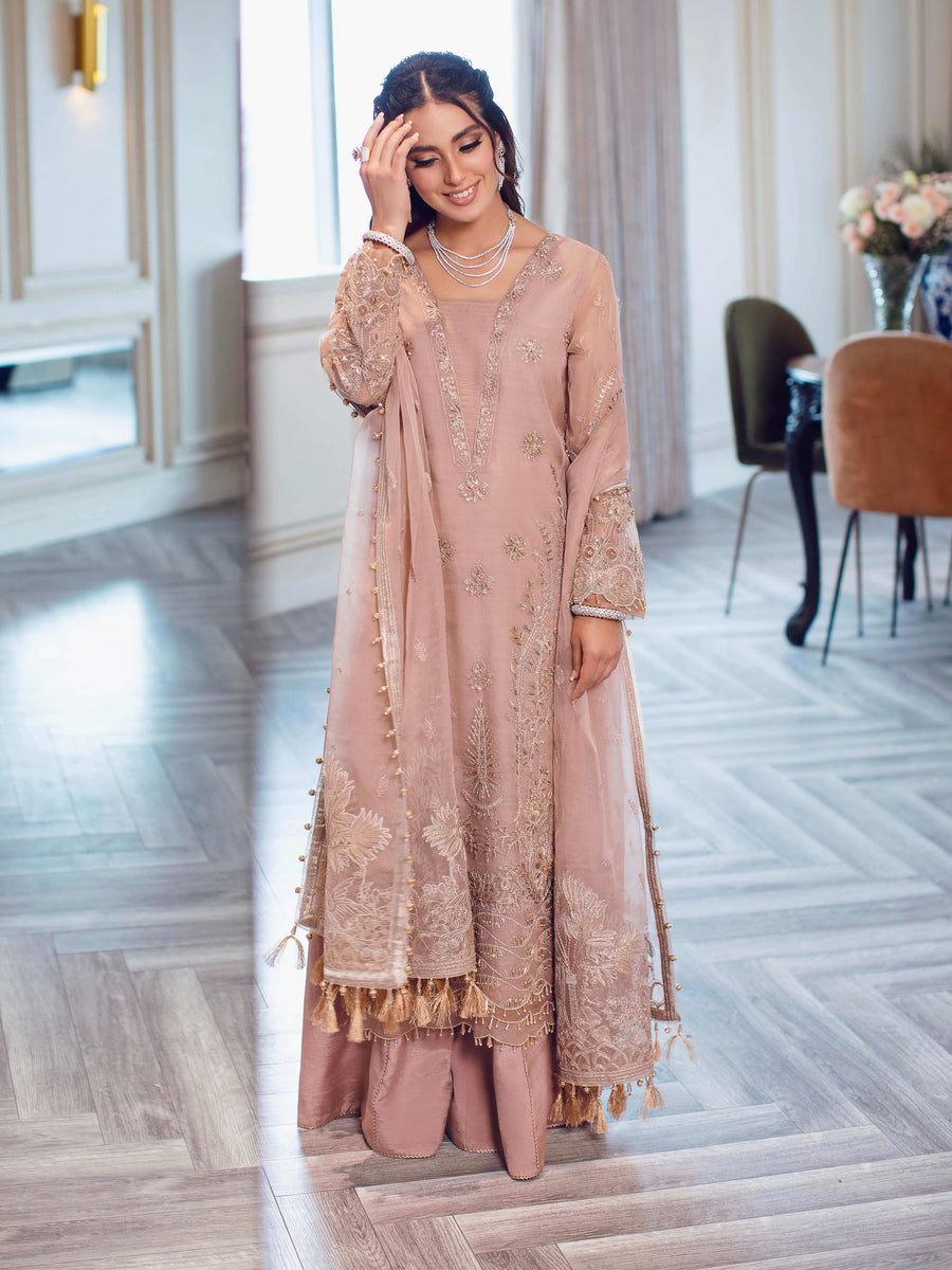 Rang Rasiya Ritzier Wedding Formals Unstitched 3Pc Suit - AZAL