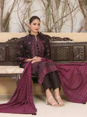 Tawakkal Fabrics Azekha Unstitched Laserkari Jacquard 3Pc Suit D-8060