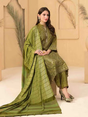 Tawakkal Fabrics Azekha Unstitched Laserkari Jacquard 3Pc Suit D-8061