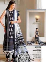 GulAhmed Summer Essential Lawn Unstitched Embroidered 3 Piece B-32002