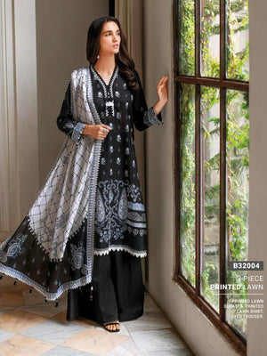 GulAhmed Summer Essential Lawn Unstitched Printed 3Pc Suit B-32004