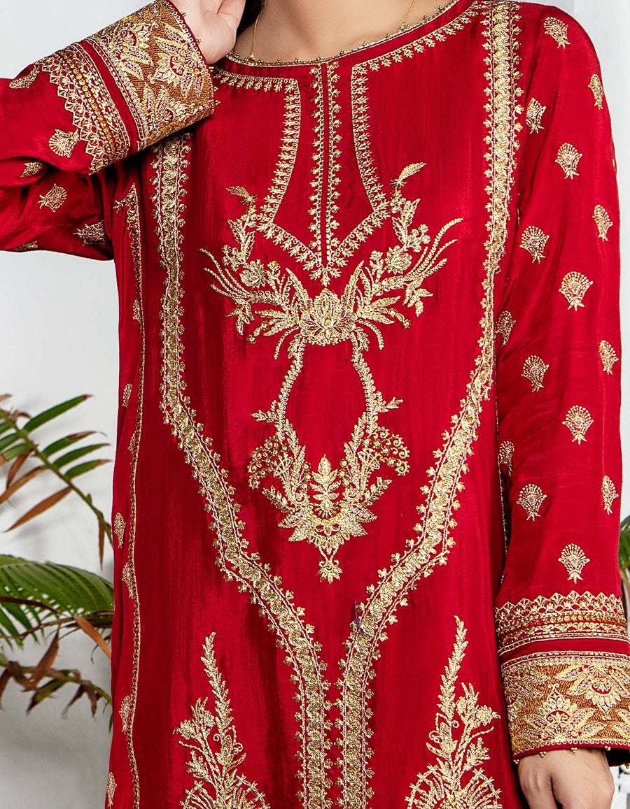 SIFA Luxury Formals Pret - BARN RED
