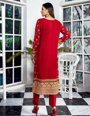SIFA Luxury Formals Pret - BARN RED