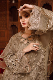 Maria.B Mbroidered Fabrics Unstitched Wedding Formal Suit BD-2501