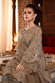 Maria.B Mbroidered Fabrics Unstitched Wedding Formal Suit BD-2501