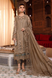 Maria.B Mbroidered Fabrics Unstitched Wedding Formal Suit BD-2501