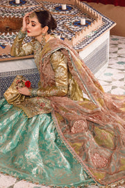 Maria.B Mbroidered Fabrics Unstitched Wedding Formal Suit BD-2503
