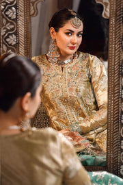Maria.B Mbroidered Fabrics Unstitched Wedding Formal Suit BD-2503