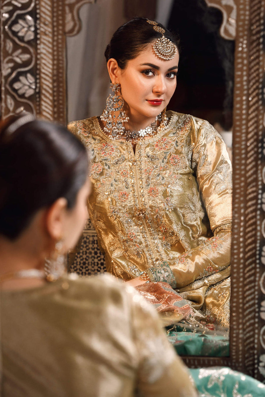 Maria.B Mbroidered Fabrics Unstitched Wedding Formal Suit BD-2503