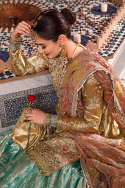 Maria.B Mbroidered Fabrics Unstitched Wedding Formal Suit BD-2503