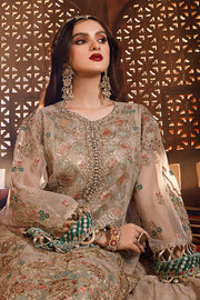 Maria.B Mbroidered Fabrics Unstitched Wedding Formal Suit BD-2507