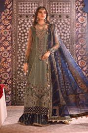 Maria.B Mbroidered Fabrics Unstitched Wedding Formal Suit BD-2508