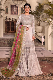 Maria B Heritage Unstitched Mbroidered Luxury Formal Suit BD-2601