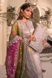 Maria B Heritage Unstitched Mbroidered Luxury Formal Suit BD-2601