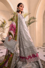Maria B Heritage Unstitched Mbroidered Luxury Formal Suit BD-2601