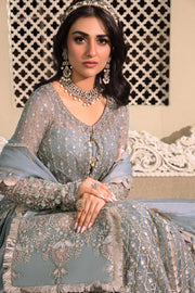 Maria B Heritage Unstitched Mbroidered Luxury Formal Suit BD-2602