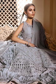 Maria B Heritage Unstitched Mbroidered Luxury Formal Suit BD-2603