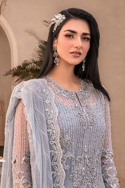 Maria B Heritage Unstitched Mbroidered Luxury Formal Suit BD-2603