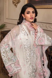 Maria B Heritage Unstitched Mbroidered Luxury Formal Suit BD-2604