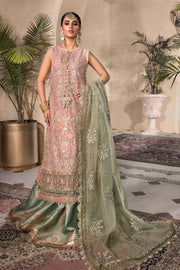 Maria B Heritage Unstitched Mbroidered Luxury Formal Suit BD-2607