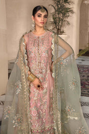 Maria B Heritage Unstitched Mbroidered Luxury Formal Suit BD-2607