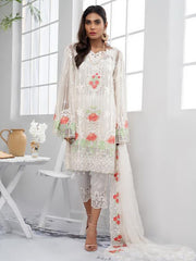 Akbar Aslam Luxury Chiffon Collection 2020 3pc Suit AAW-06 BEGONIA - FaisalFabrics.pk