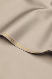 Bareeze Man Pima Cotton Unstitched Fabric for Summer - Beige
