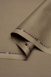 Bareeze Man Special Cotton Unstitched Fabric for Summer - Beige