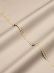 Bareeze Man Pima Cotton Unstitched Fabric for Summer - Beige