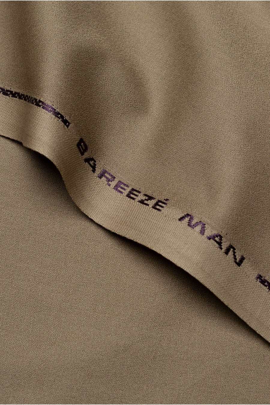 Bareeze Man Special Cotton Unstitched Fabric for Summer - Beige