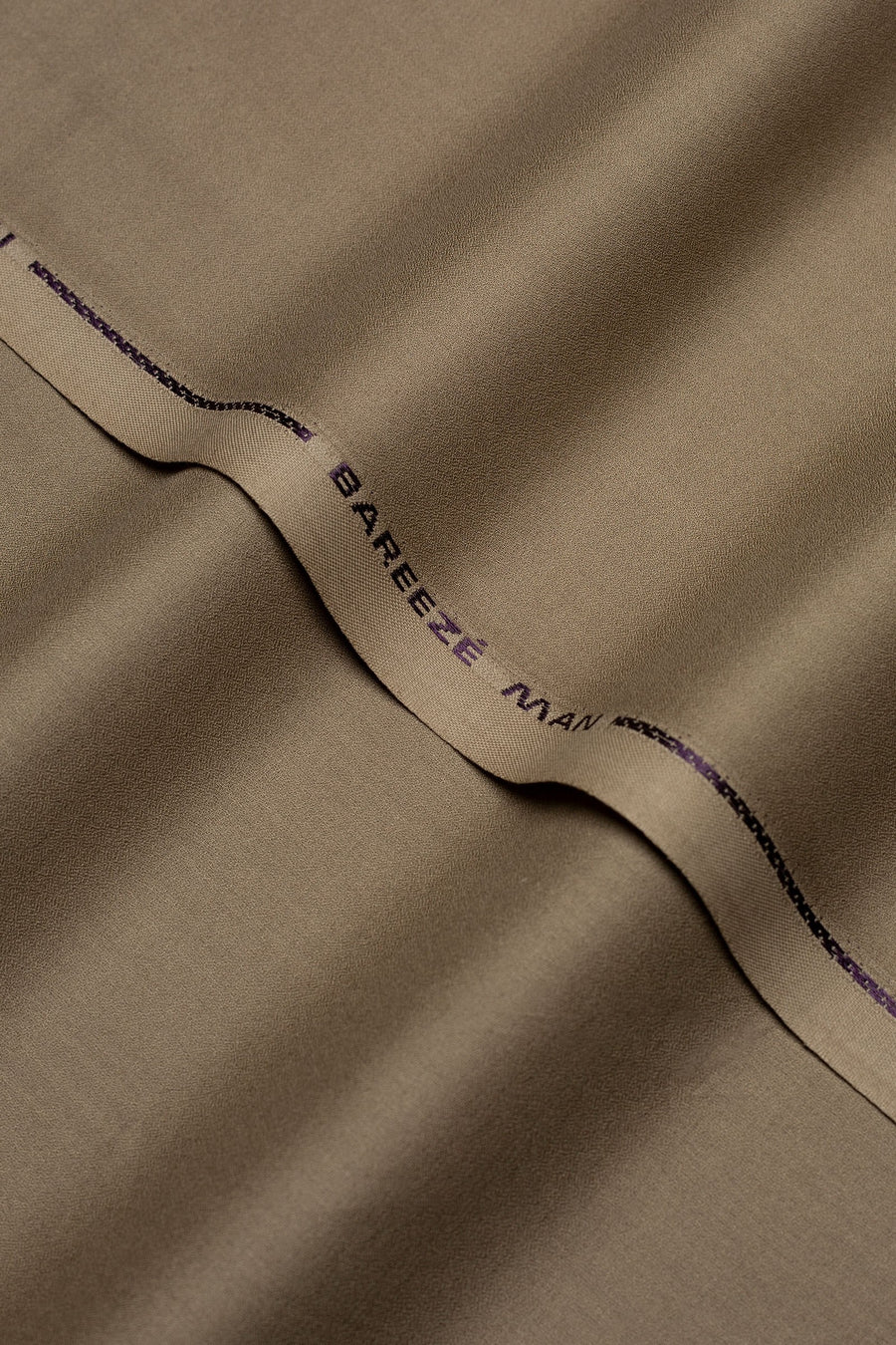 Bareeze Man Special Cotton Unstitched Fabric for Summer - Beige