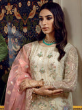 Emaan Adeel Belle Robe Luxury Formal Chiffon Unstitched 3Pc Suit BL-01 - FaisalFabrics.pk