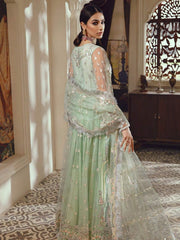 Emaan Adeel Belle Robe Luxury Formal Chiffon Unstitched 3Pc Suit BL-03 - FaisalFabrics.pk