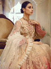 Emaan Adeel Belle Robe Luxury Formal Chiffon Unstitched 3Pc Suit BL-10 - FaisalFabrics.pk