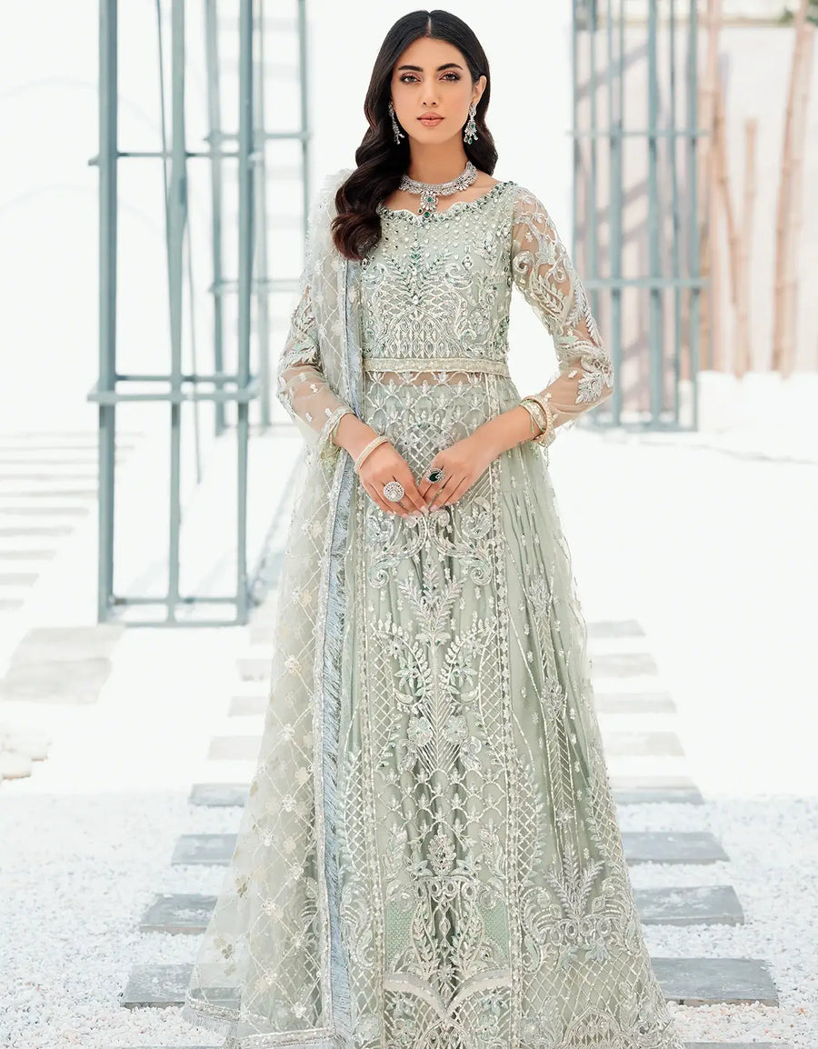 Emaan Adeel Belle Robe Luxury Net Unstitched 3Pc Suit BL-501