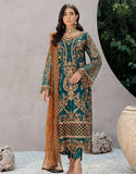 Emaan Adeel Belle Robe Luxury Organza Unstitched 3Pc Suit BL-506