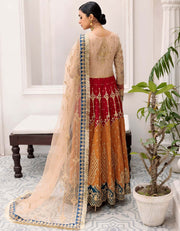 Robe by Emaan Adeel Embroidered Net 3Pc Suit BL-301 - FaisalFabrics.pk