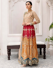 Robe by Emaan Adeel Embroidered Net 3Pc Suit BL-301 - FaisalFabrics.pk