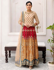 Robe by Emaan Adeel Embroidered Net 3Pc Suit BL-301 - FaisalFabrics.pk